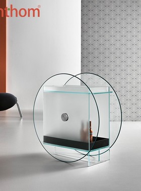 zenthom/Tonelli Kart玻璃圆环手推餐车边几酒柜餐边柜