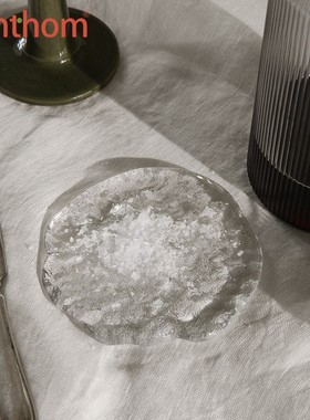 zenthom/Ferm LIVING Momento冰块玻璃盘点心盘肥皂盘北欧