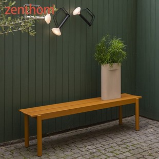 zenthom LINEAR钢质户外长凳板凳北欧设计现代简约 Muuto
