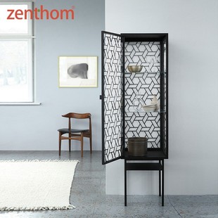 Enigma格纹玻璃酒柜餐边柜北欧简约 NORDIC zenthom WARM