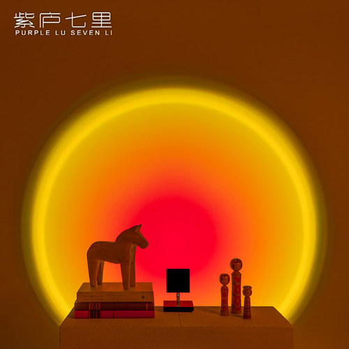 意式轻奢艺术装置日落灯