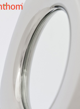 zenthom/艺术装置不锈钢梳妆镜zieta Rondel 波兰桌面化妆镜