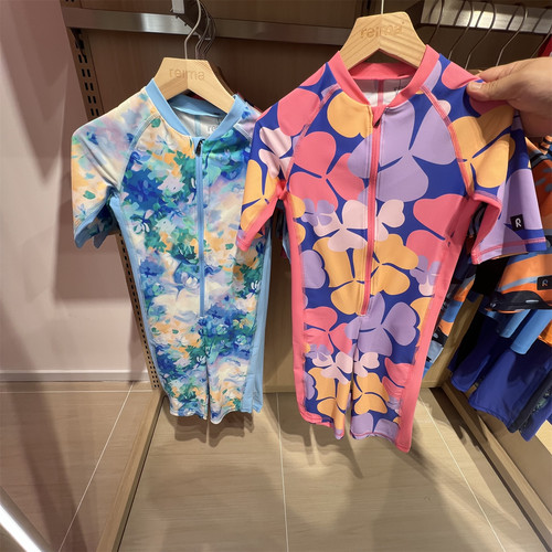 专柜正品reima儿童速干游泳衣