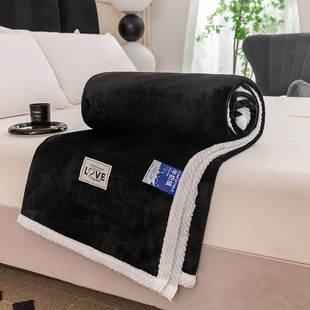 牛奶绒毛毯加厚女生办公室午睡毯床单小毯子珊瑚绒学生宿舍铺床