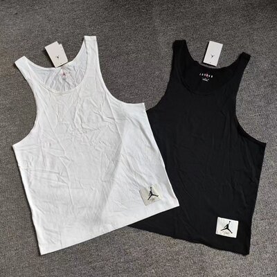 男子篮球针织宽松健身背心