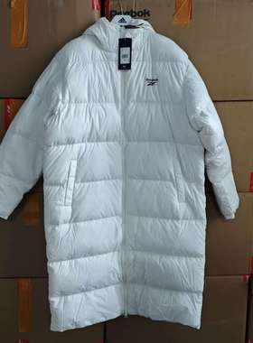 REEBOK锐步男子长款过膝羽绒服 HE5894