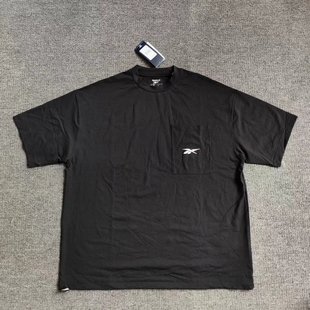 FQ0363 GL3128 REEBOK锐步男子速干口袋T恤短袖 宽松松紧下摆