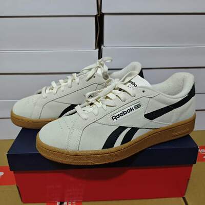 REEBOK锐步Club C Grounds UK男子翻毛皮休闲网球板鞋 100033073