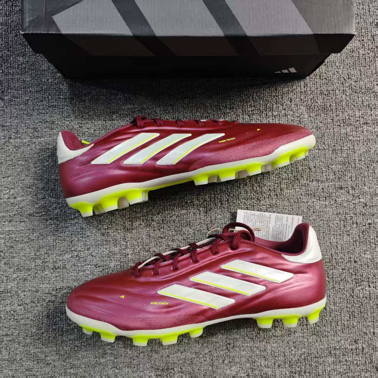 阿迪达斯COPA PURE 2 AG短钉人草室外耐磨实战男子足球鞋 IE7510
