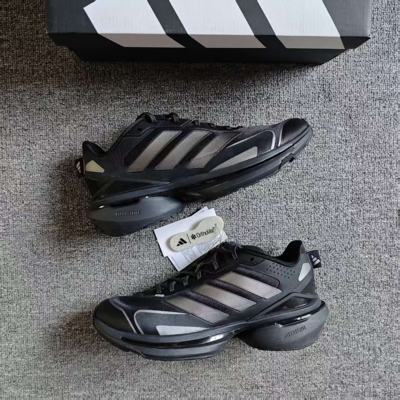 ADIDAS阿迪达斯MTS VISION黑武士网面男子舒适透气休闲跑鞋JQ4286