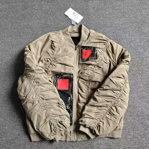 原10999葡萄牙产A COLD WALL冷墙拼接立体飞行夹克薄棉服ACWMO131