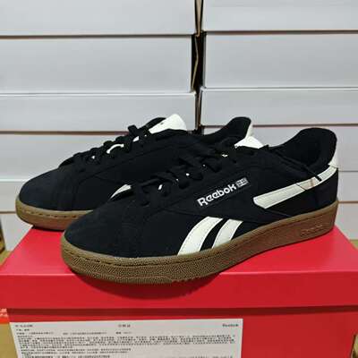 REEBOK锐步Club C Grounds UK男子翻毛皮休闲网球板鞋 100033053