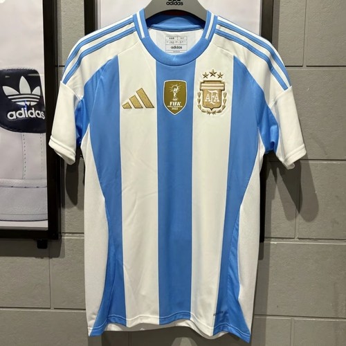 Adidas阿迪达斯AFA H JSY D阿根廷队球迷版梅西足球服短袖IP8409