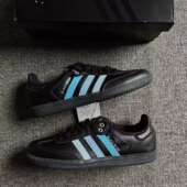 Samba FC联名滑板鞋 ADV black adidas Charlotte sheep JH9594