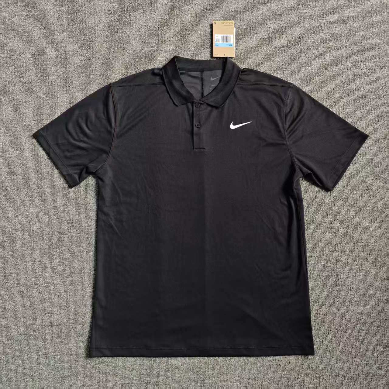 NIKE耐克男子速干吸汗翻领网球运功POLO短袖T恤 DD8373-010