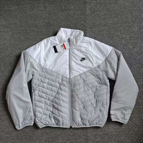 NIKE耐克男子THERMA-FIT保暖加棉运动休闲立领棉服外套FB8196-077