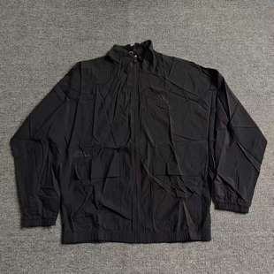 ADIDAS 阿迪达斯男子王安宇同款梭织立领薄款单层夹克外套 IT3954