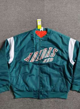 阿迪达斯Neo男士外套冬季保暖运动休闲立领棒球服棉服 HN4795