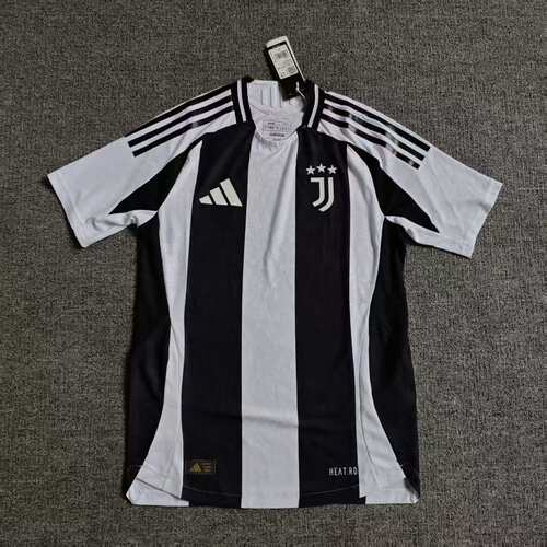ADIDAS阿迪达斯尤文图斯24/25主场球员版球衣短袖足球服IT6056