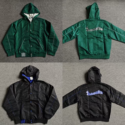 Adidas阿迪达斯NEO男运动摇粒绒内衬保暖连帽外套IK3419 IK3420