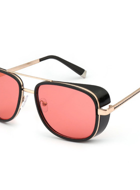 复古韩版茶色蒸汽朋克原宿风眼镜