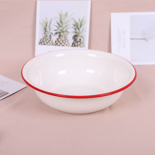 2036㎝双料特厚老式厨房搪瓷盆