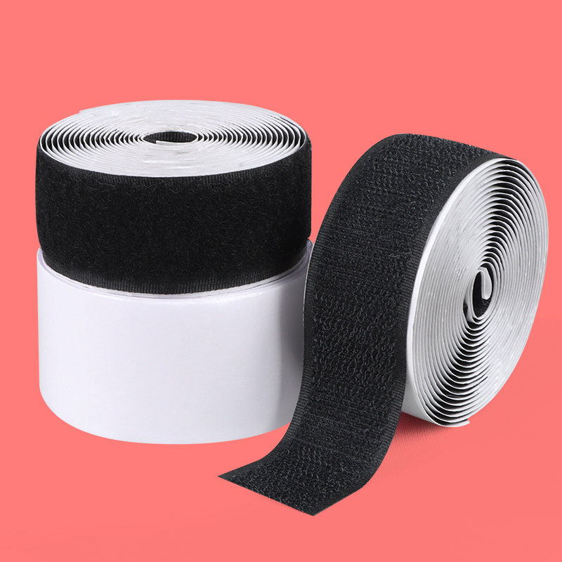 双面粘贴条带魔术贴强力背胶自粘子母粘贴扣带毛刺固定贴纱窗贴条