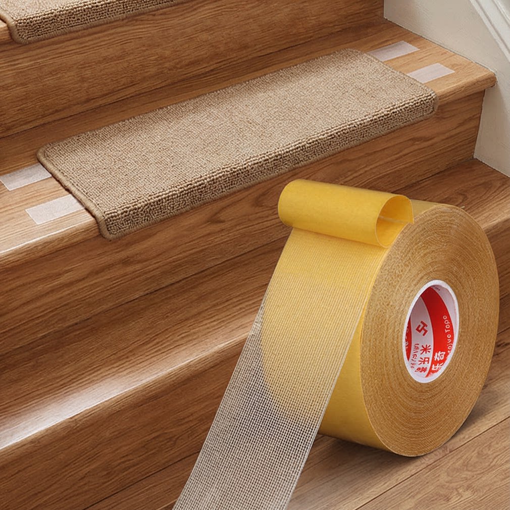 米乐奇布基双面胶高粘度半透明网格婚庆酒楼耐磨防水地毯拼接胶布黄色加厚强粘居家办公地毯防滑固定布基胶带,办公设备/耗材/相关服务,办公胶带,淘宝优惠券,粉丝福利购,淘宝优惠卷