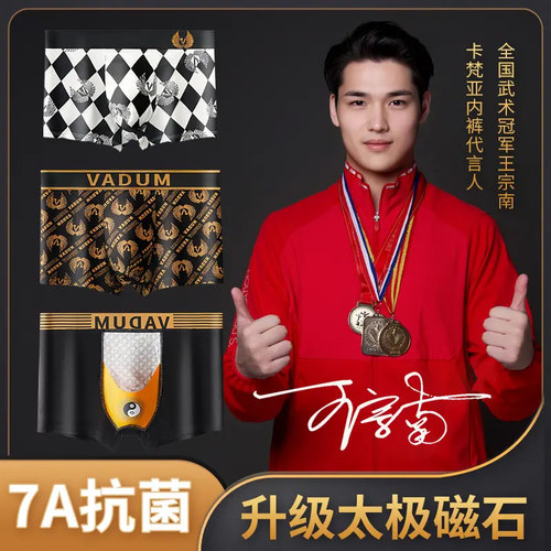 VADUM莫代尔冰丝抗菌磁石内裤