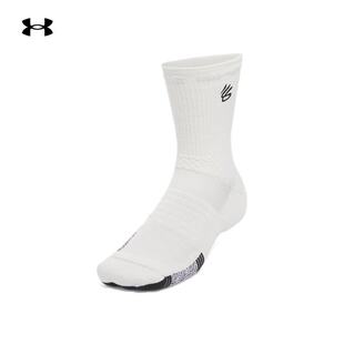 安德玛UA库里Playmaker男女情侣篮球运动中筒袜 1376231 1双装