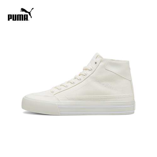 PUMA彪马男女中帮经典复古百搭帆布运动休闲鞋小白鞋COURT396149