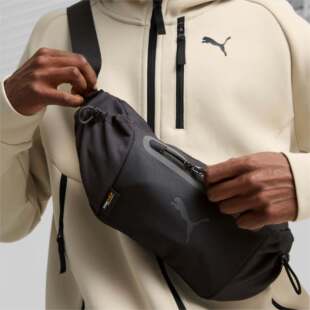 PUMA彪马男女通勤旅行拉链口袋证件收纳腰包斜挎包胸包090597