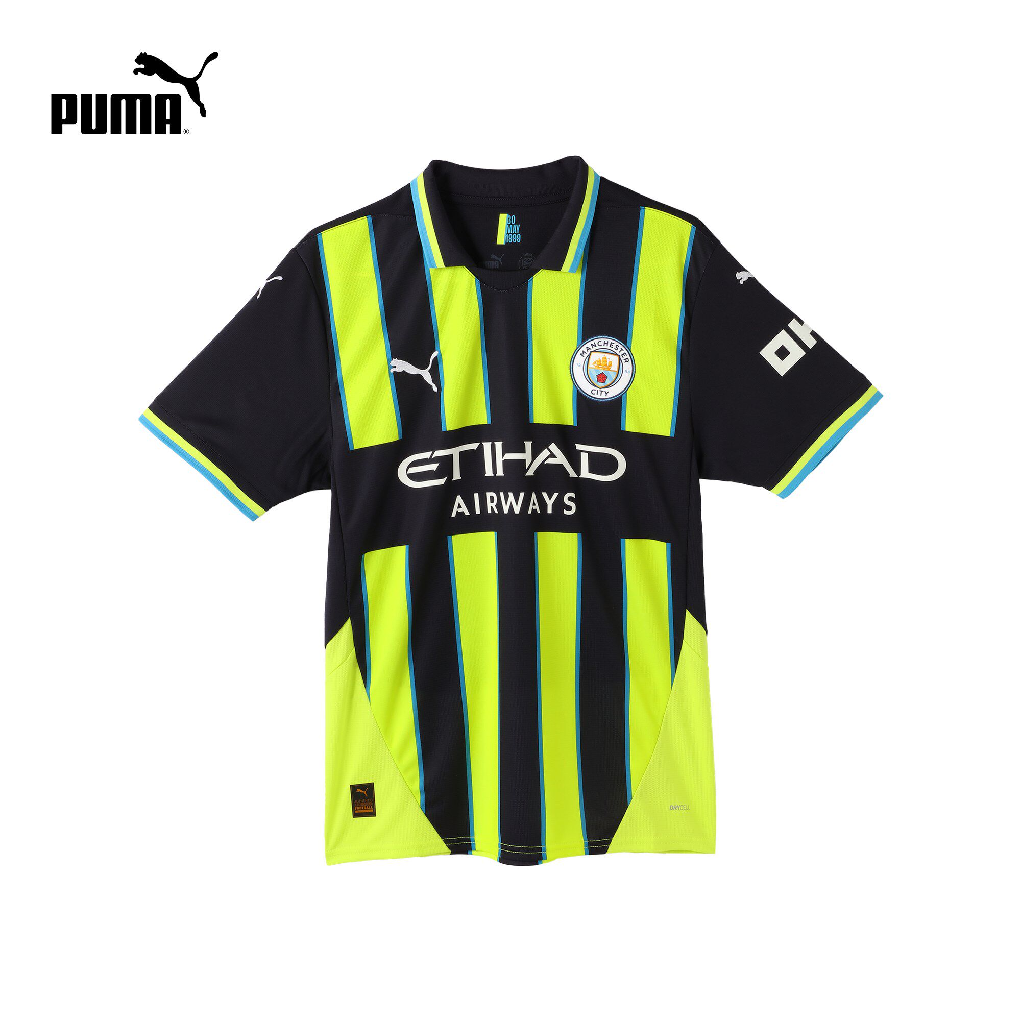 PUMA彪马 男子曼城客场球迷版球衣吸湿速干短袖T恤 MCFC 775086