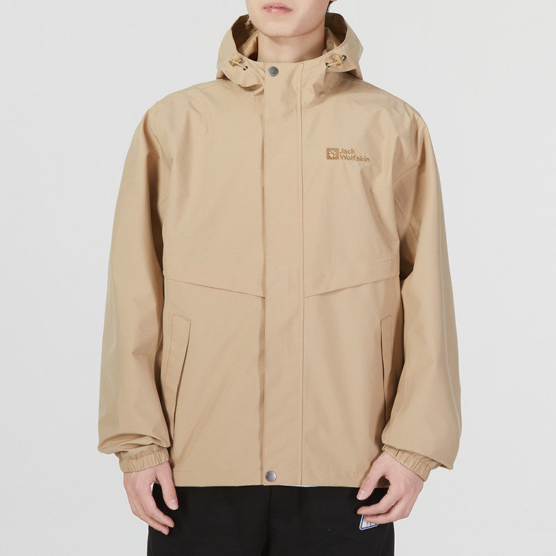 狼爪连帽冲锋衣男装冬季运动服户外保暖防风夹克5121133 5124091