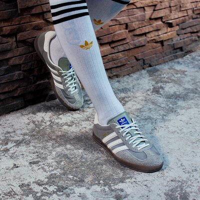 阿迪达斯三叶草GazelleIndoor T头鞋德训鞋板鞋舒适缓震绒面革