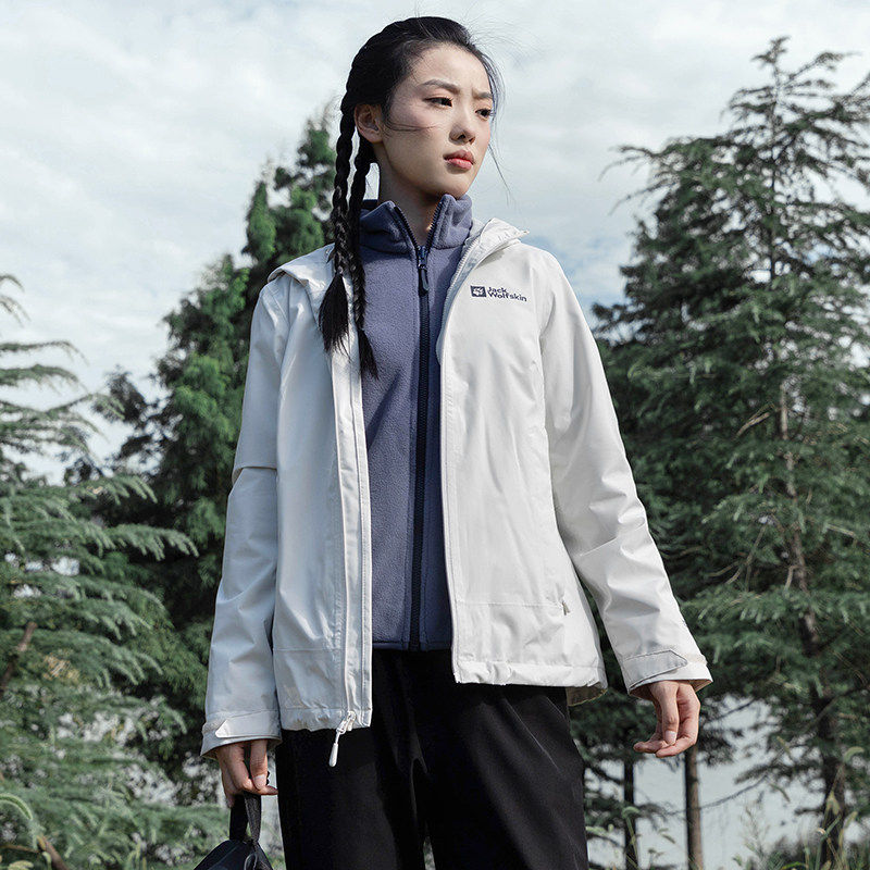 狼爪三合一冲锋衣外套女运动服户外保暖防风夹克5031991 5120243