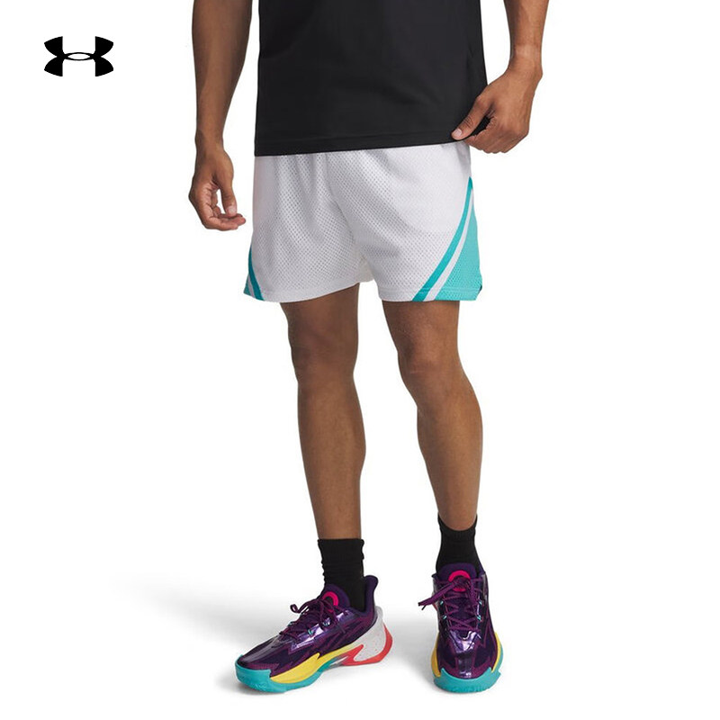 UNDERARMOUR安德玛运动2025F/W男篮球短裤 6012937-100