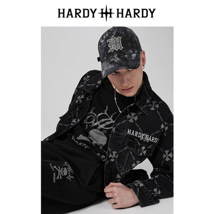 专柜同款 HARDY HARDY 春季新款休闲牛仔外套男款百搭上衣外套