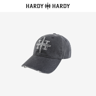 HARDY HARDY镶钻牛仔鸭舌帽男女春夏百搭时尚气质出街潮流棒球帽