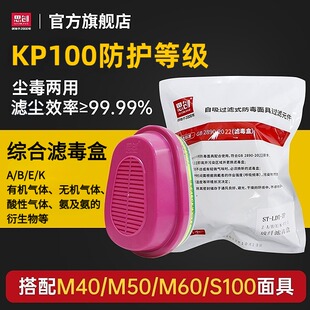 思创滤毒盒P100综合滤毒盒过滤尘毒吸附LDT系列多种气体