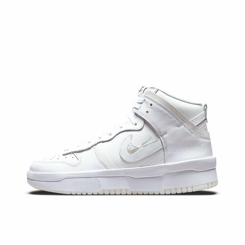 Nike Dunk High 合成革 减震耐磨 高帮 板鞋 女款 纯白DH3718-100