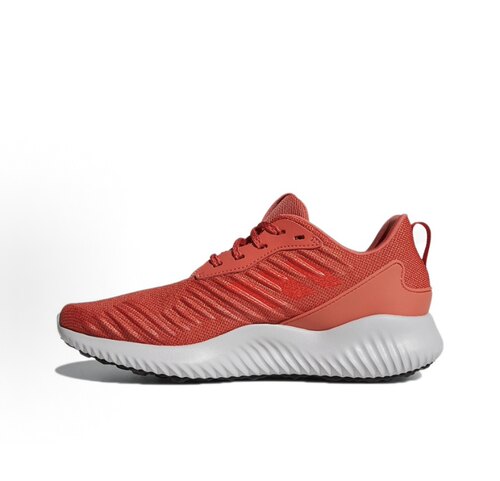 adidas 运动 耐磨防滑 中帮 跑步鞋 女款 橙红CG4746