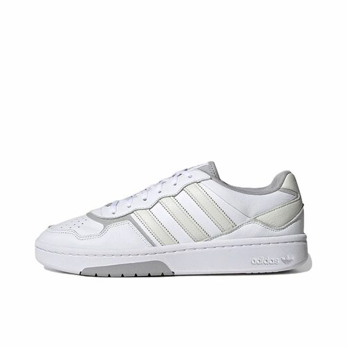 adidas originals Courtic 休闲 低帮 板鞋 男女同款 白灰GY3050
