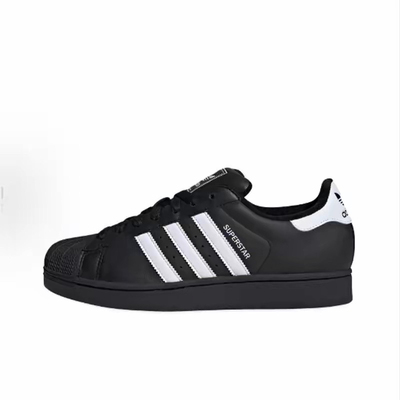 adidas originals Superstar 2 薄底贝壳头经典板鞋黑白JI0079