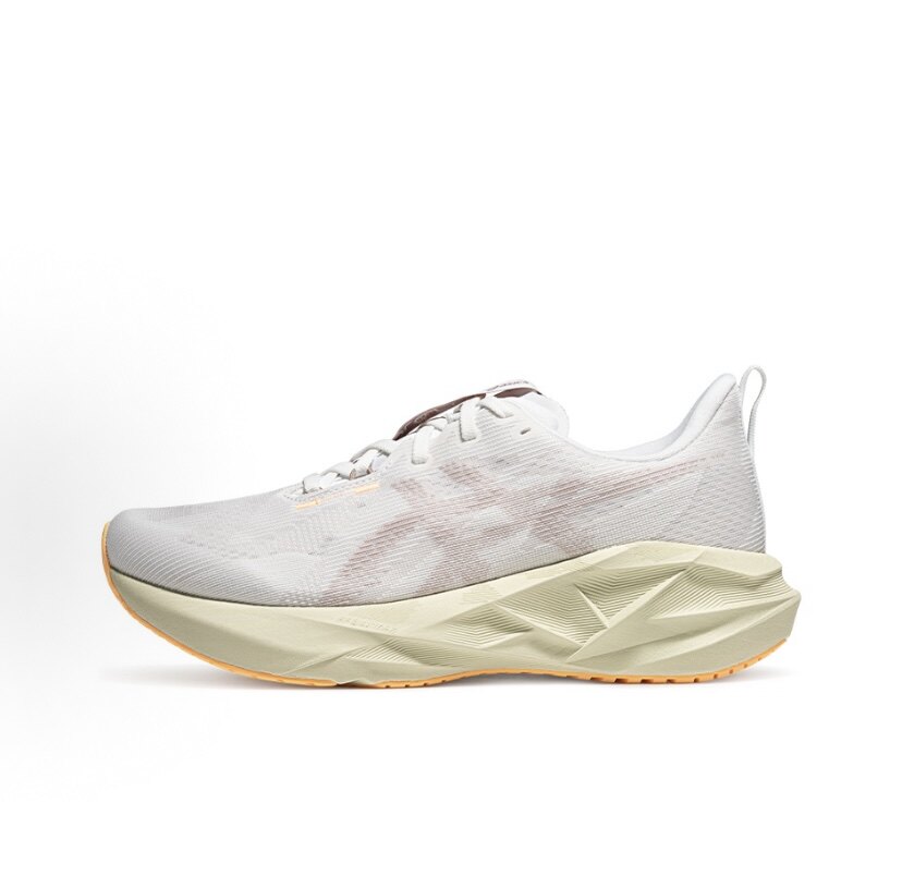 ASICS NOVABLAST 5 网布低帮跑步鞋 男款 白色粉紫色1011B974-101