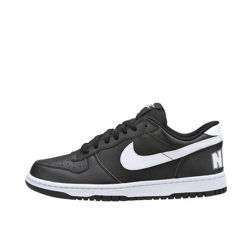 Nike Big LOW 合成革牛剖层革 低帮 板鞋 男款 黑白355152-016