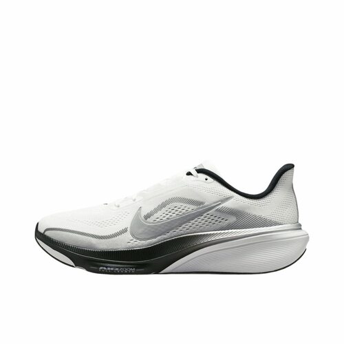 Nike Pegasus 42 舒适贴合透气回弹跑步鞋 男款 白灰黑II7210-100