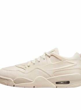 Jordan Air Jordan 4 网布皮革 麂皮 低帮 复古篮球鞋FQ7940-200