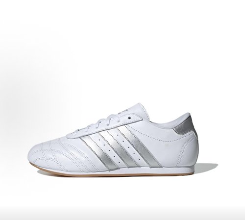 adidas originals Taekwondo 皮革 低帮  男女同款 白银色JS1192