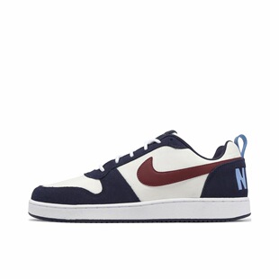 Nike Court Borough Premium 低帮 板鞋 男款 蓝白FV8109-161